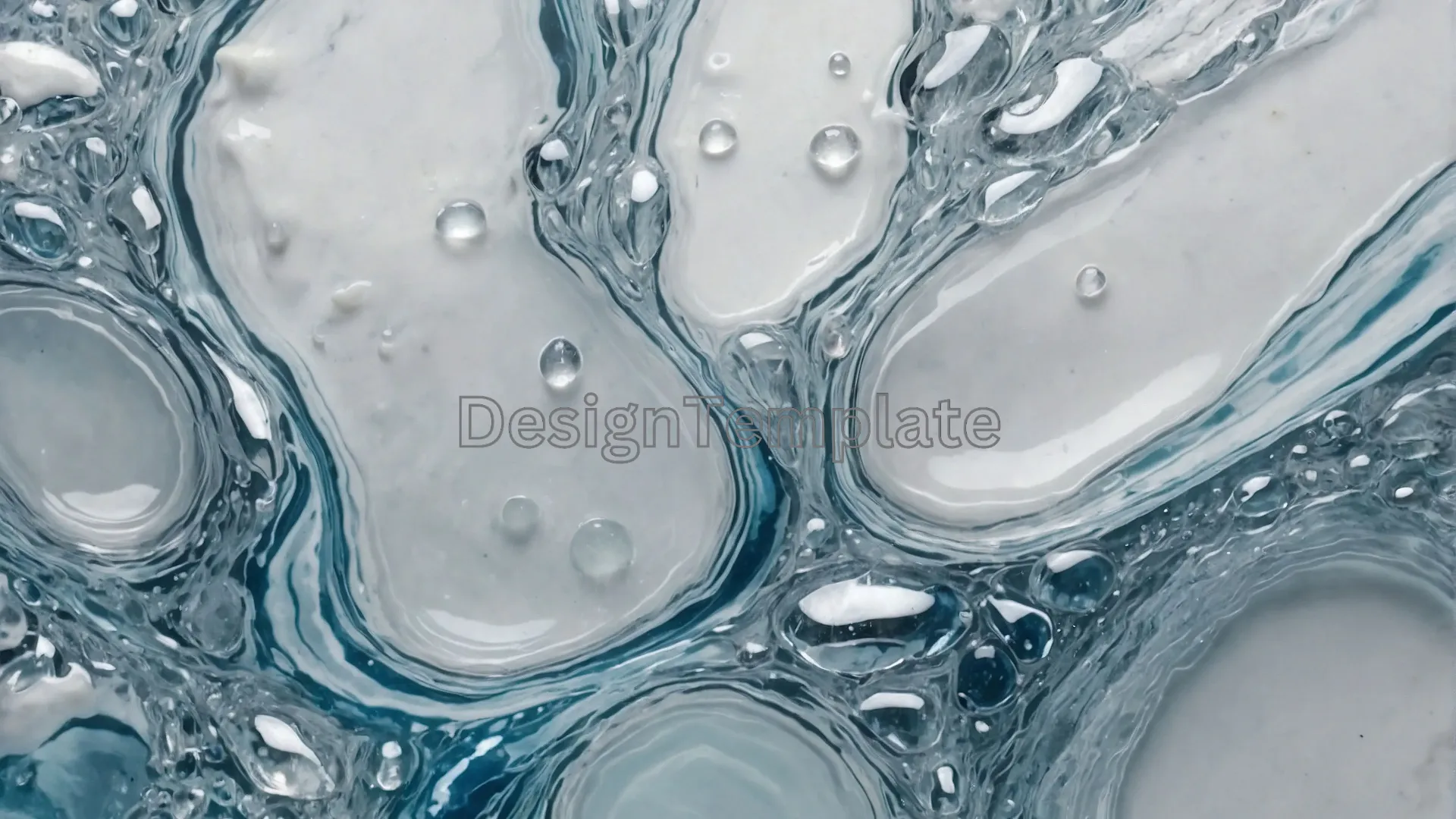 Pristine Water Drops on Marble Classic Background PNG image